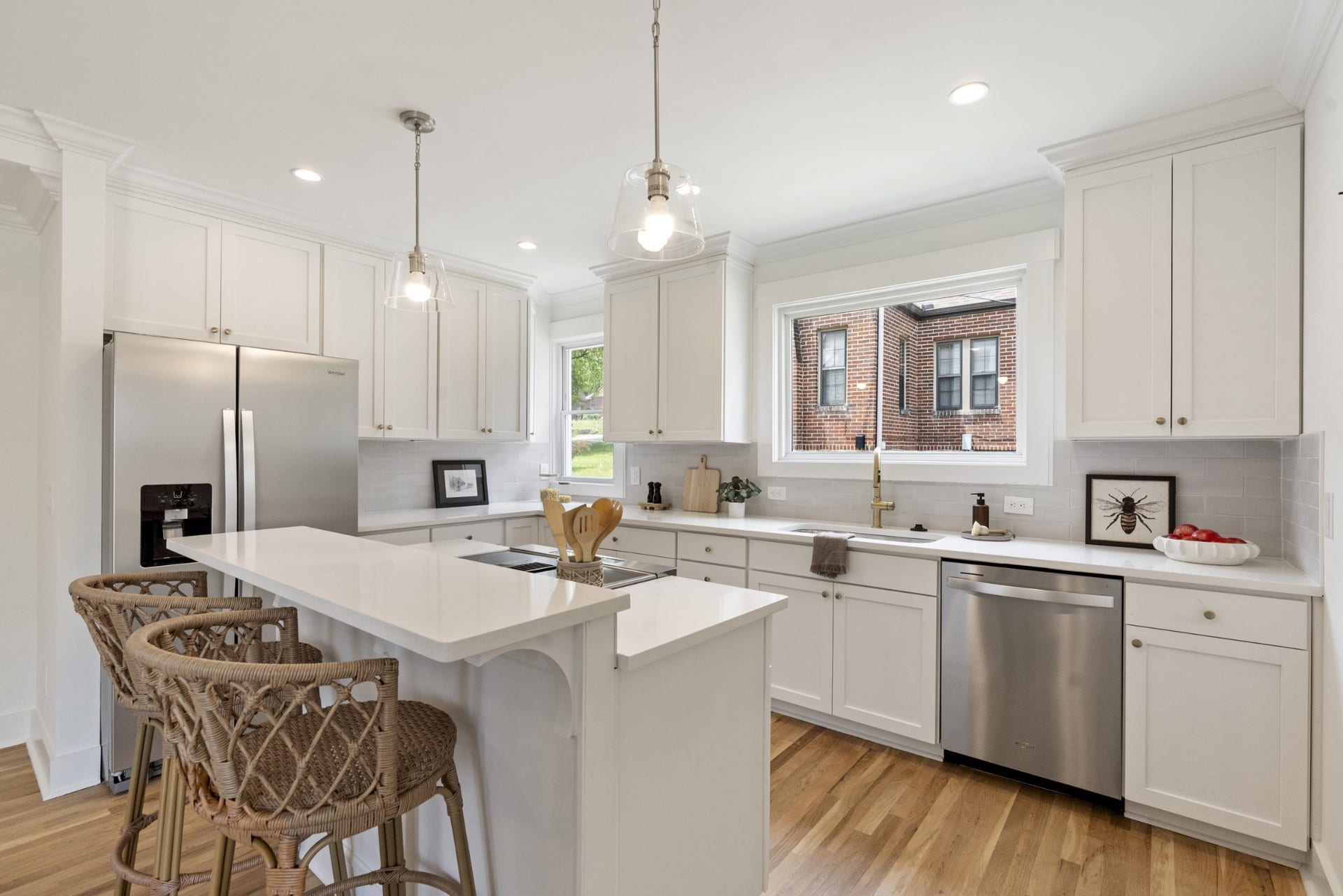 Stainless Steel appliances.