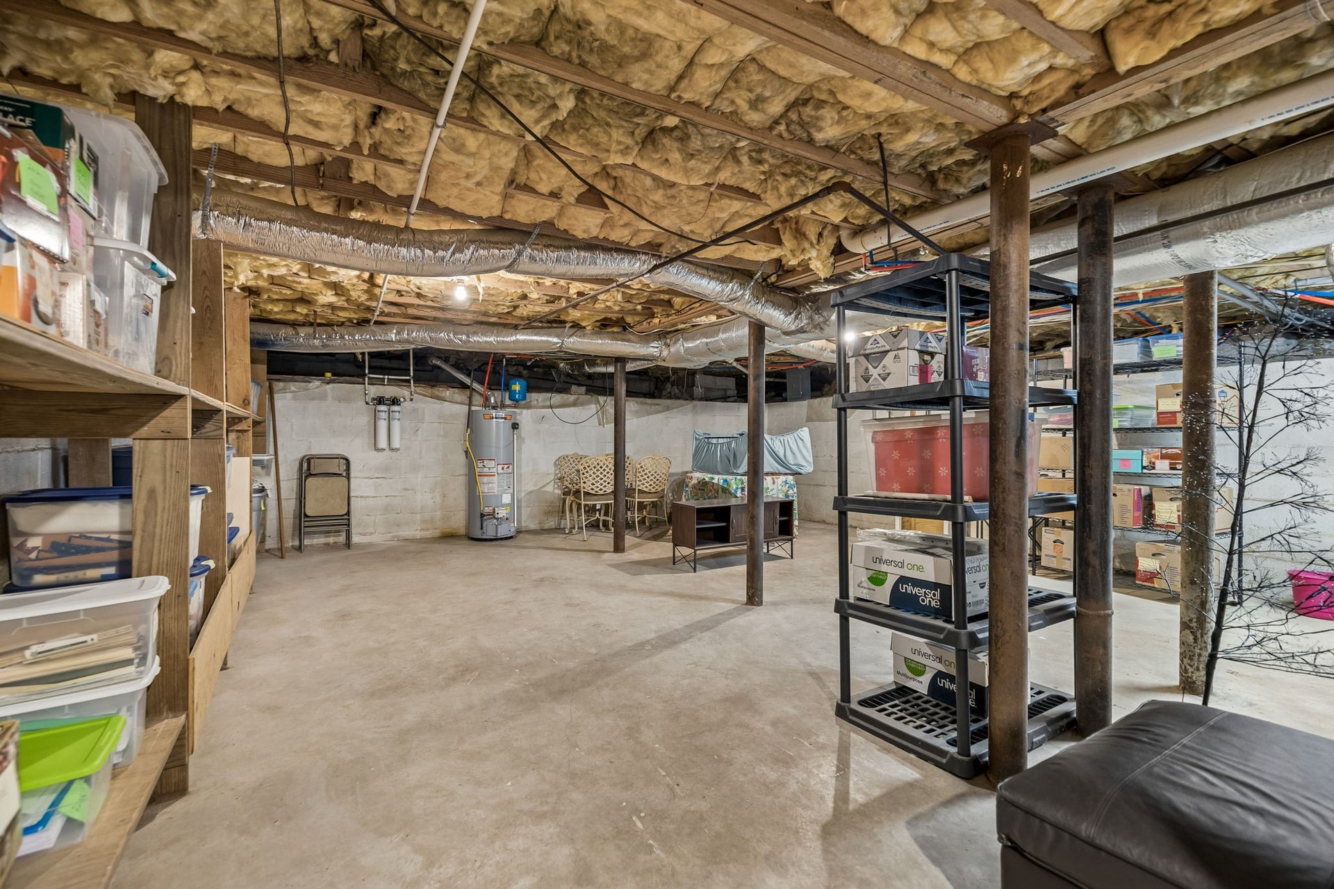 And then theres the space you dont always expect to find in a home like this. The full basement provides an incredible amount of storage for seasonal dcor, tools, hobbies, household extras, & everything else you want tucked away.
