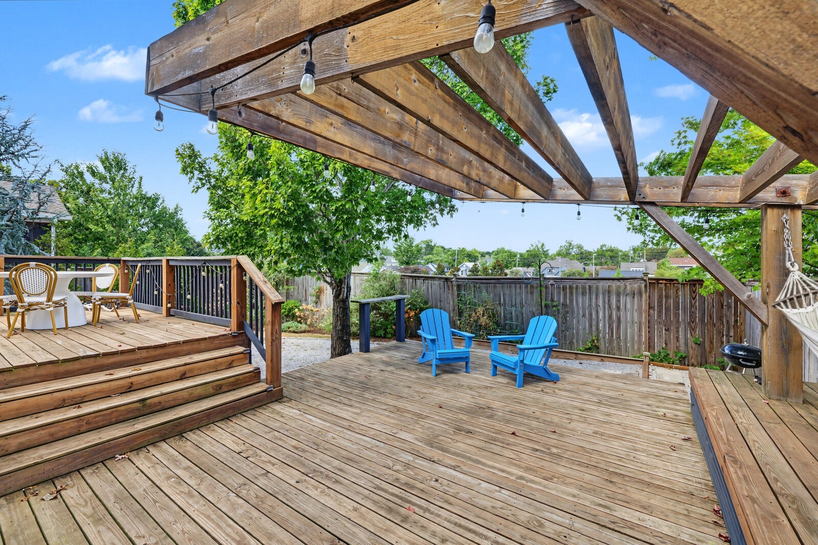 1415 Fatherland St, Nashville, TN 37206 cafe lights and a dedicated grilling area to fully enjoy being out on your deck!
