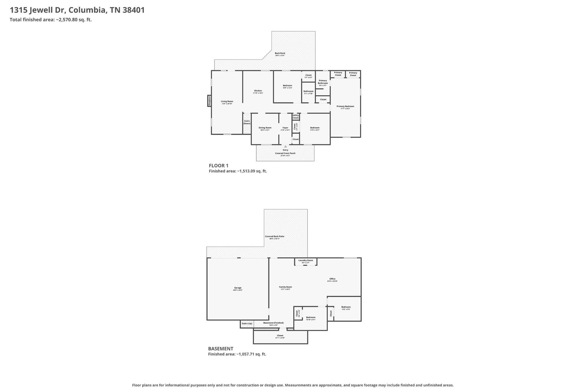 1315 Jewell Dr, Columbia, TN 38401 1315 Jewell Dr, Columbia, TN 38401