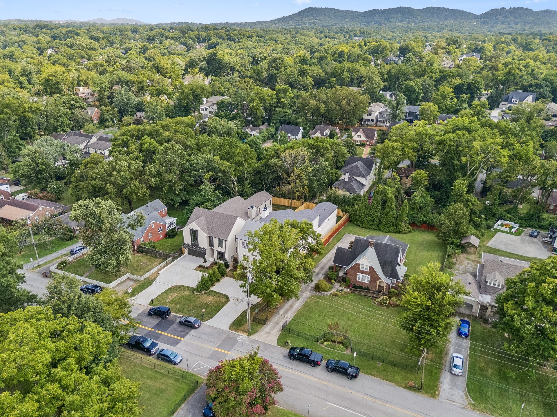 1133 Maplehurst Ln, Nashville, TN 37204 Mature surroundings and the wide lot give the home a more established, private feel.