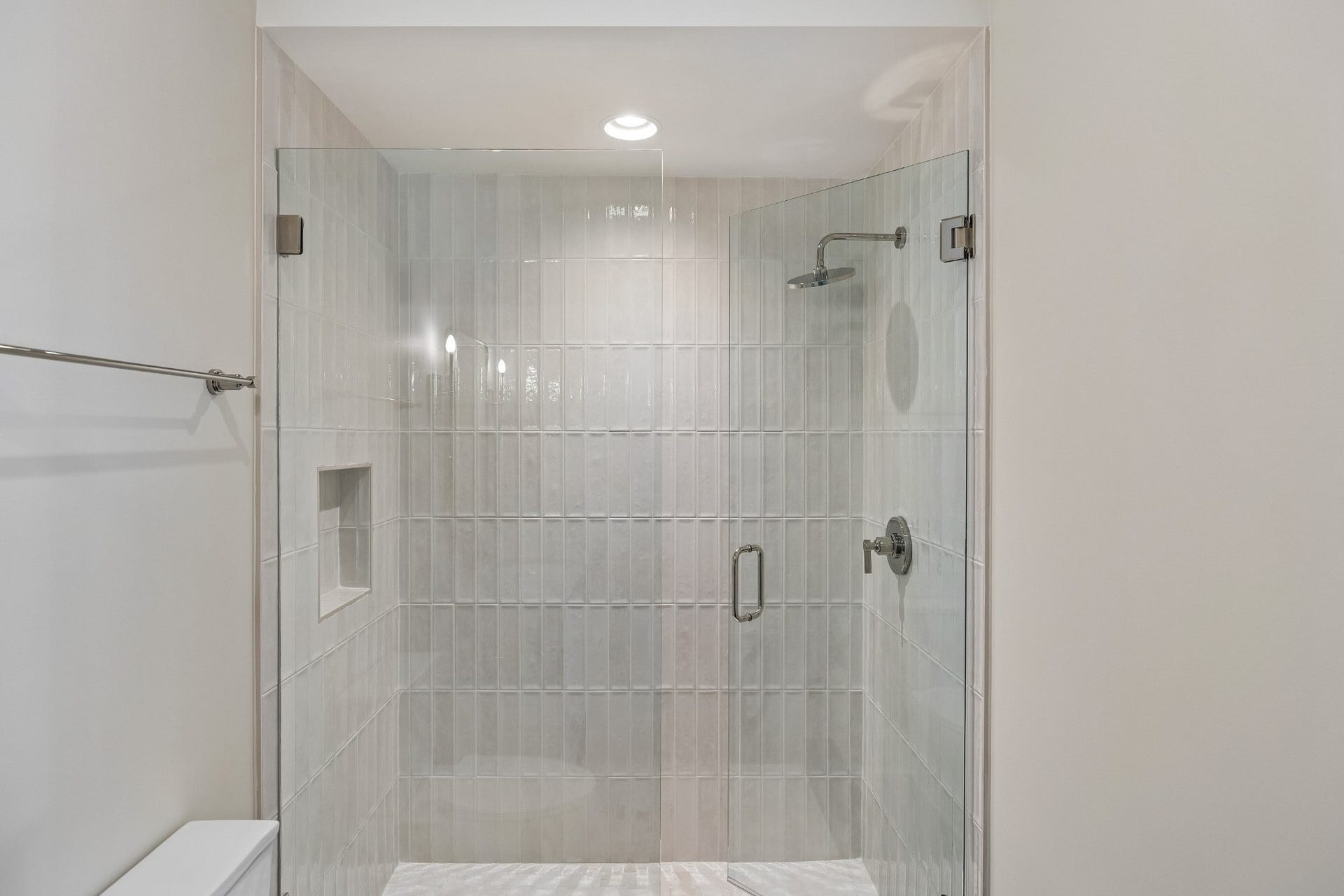 1133 Maplehurst Ln, Nashville, TN 37204 Bedroom 4 is equally well-appointed with a large walk-in closet and private ensuite bath featuring a sophisticated modern-classic designgiving every bedroom the feel of its own private suite.
