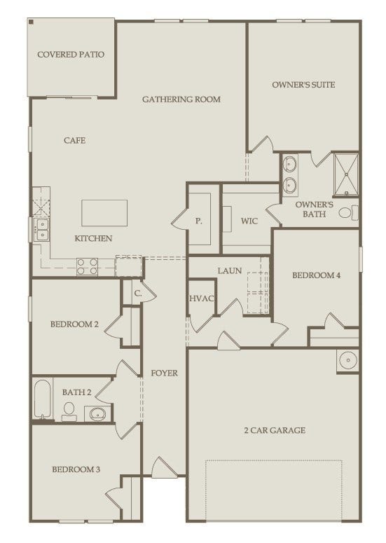 3638 Haplander Court, Columbia, TN 38401 Floor Plan