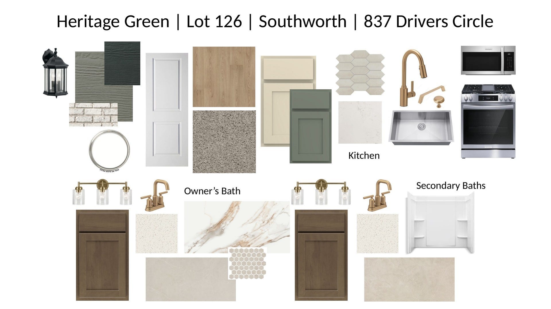 837 Drivers Cir, Columbia, TN 38401 Actual design selections interior and exterior