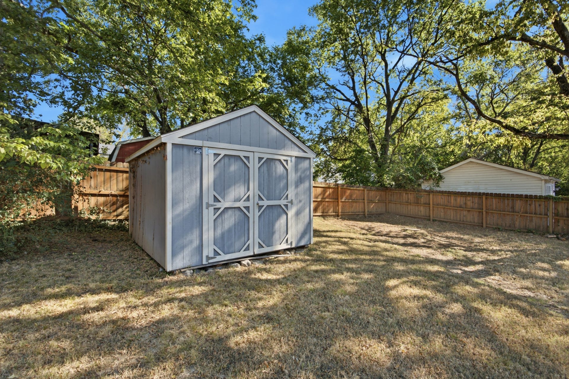 631 Blackstone Ave, Madison, TN 37115 The shed will remain with the home. It's a great bonus for extra storage.