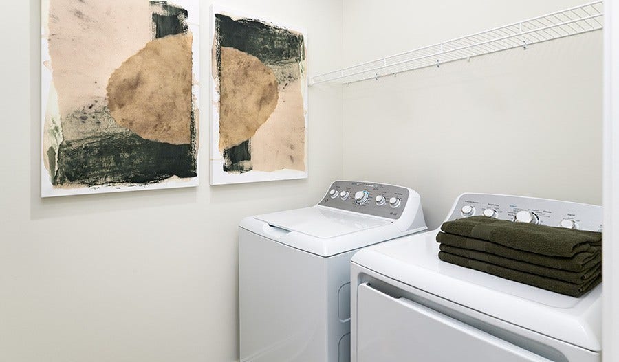 2319 Williamsport Landing, Columbia, TN 38401 Staged Laundry Room, which is in our model home, but is the same floor plan