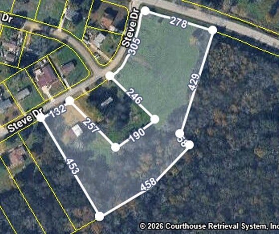 2403 Steve Dr, Columbia, TN 38401 Courthouse Tax Image showing appx. road frontage