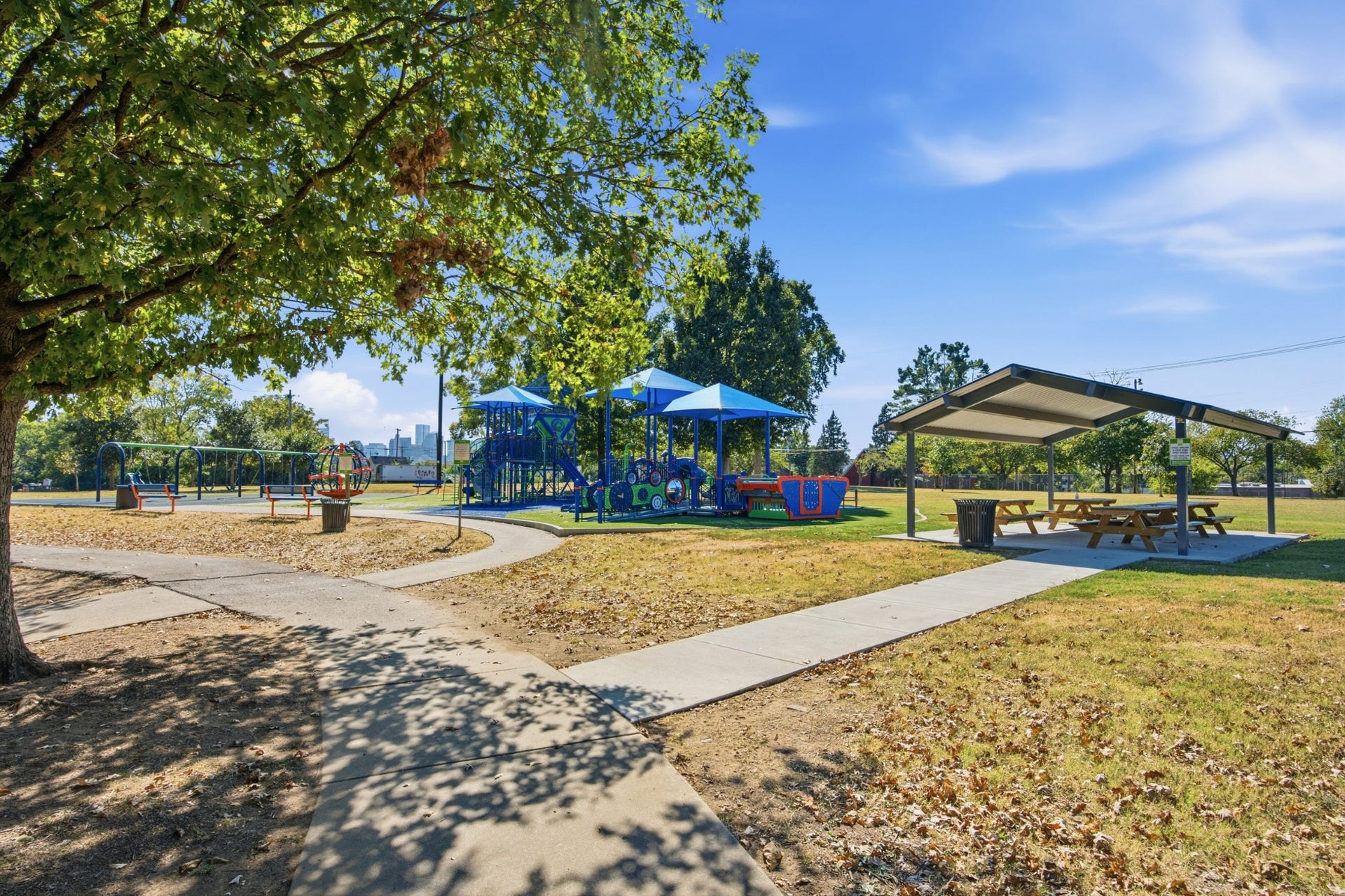 Enjoy having McFerrin Park nearby for a little fresh air, green space, and time outdoors.