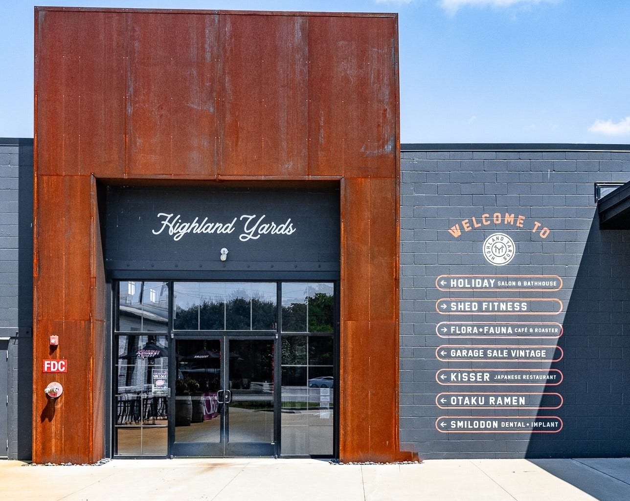 Nearby Highland Yards brings even more to explore, with standout dining destinations like Kisser and Flora + Fauna alongside creative businesses and neighborhood gathering spots.