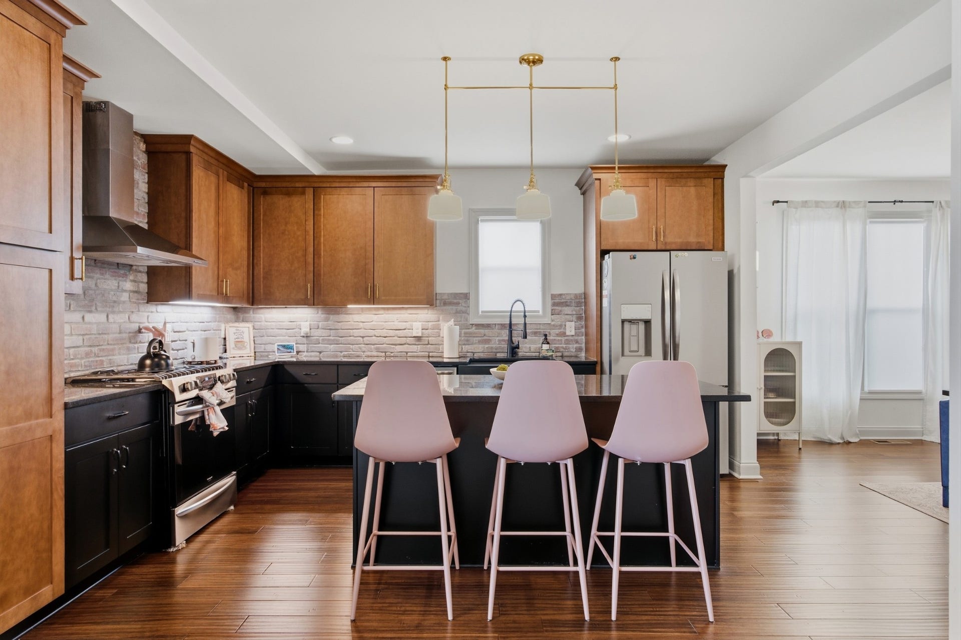 Generous cabinetry makes it easy to keep everything organized, tucked away, and right where you need it.