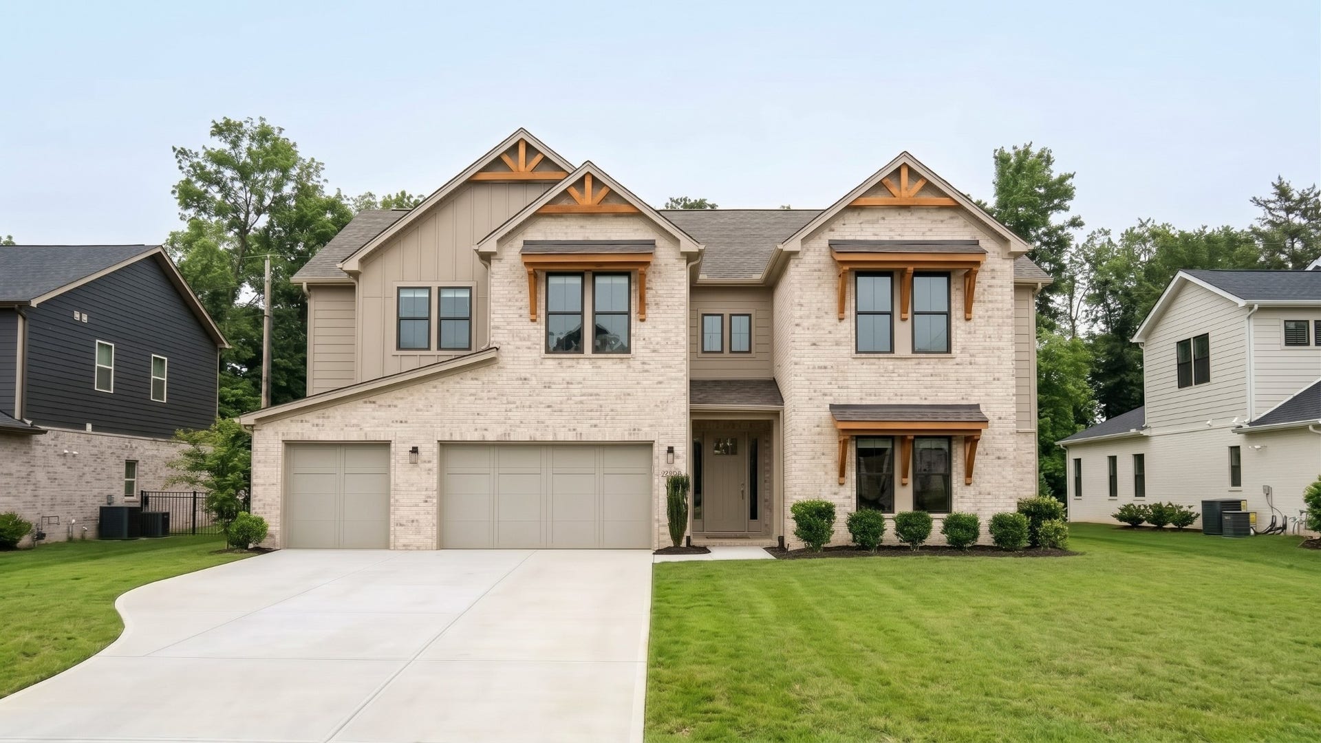 1932 Harmony RD, Spring Hill, TN 37174 Exterior Similar, Not exact. Home will be completed in Oct. Driveway is in, yard to follow.