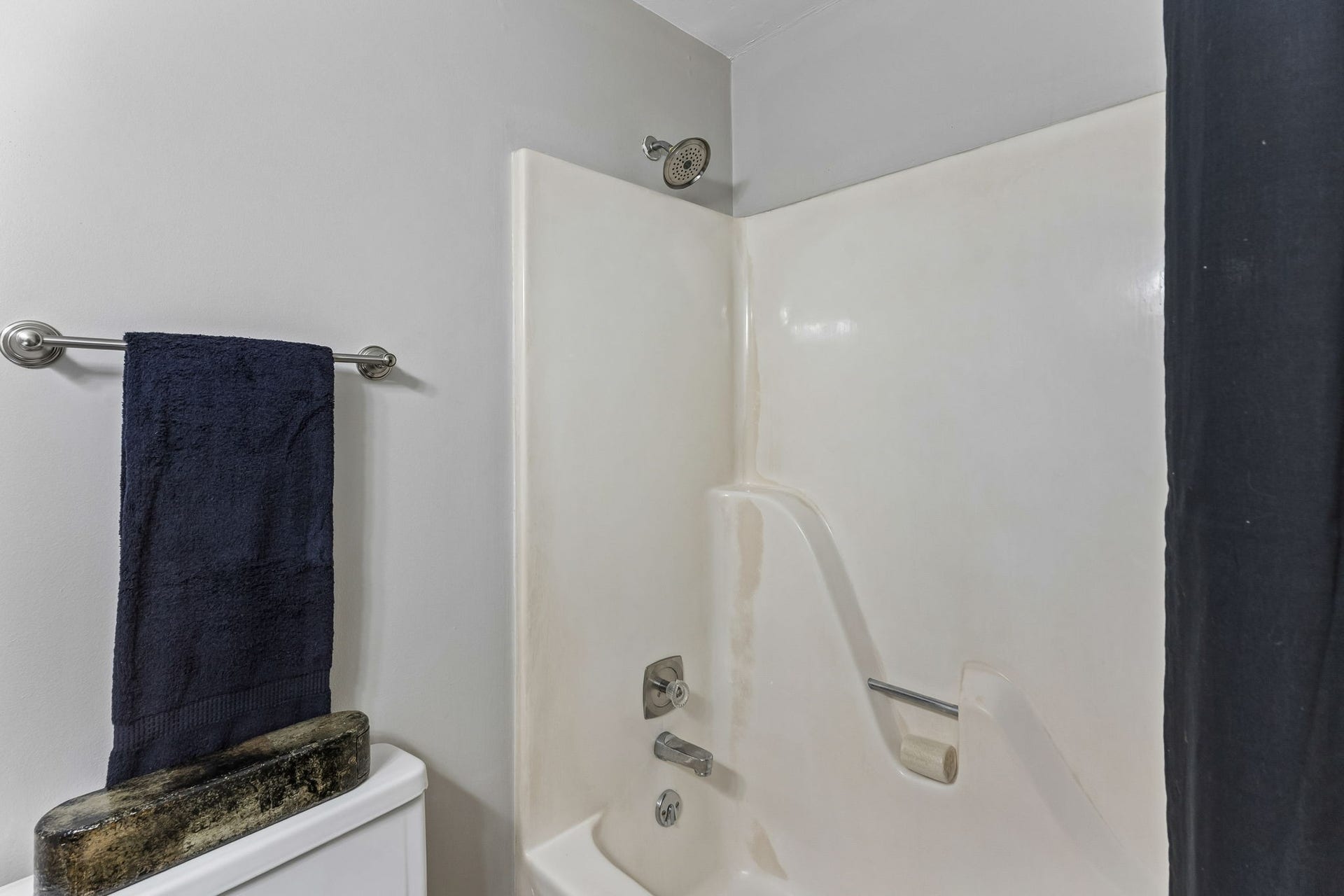 Shower - Tub combo in the hall bath