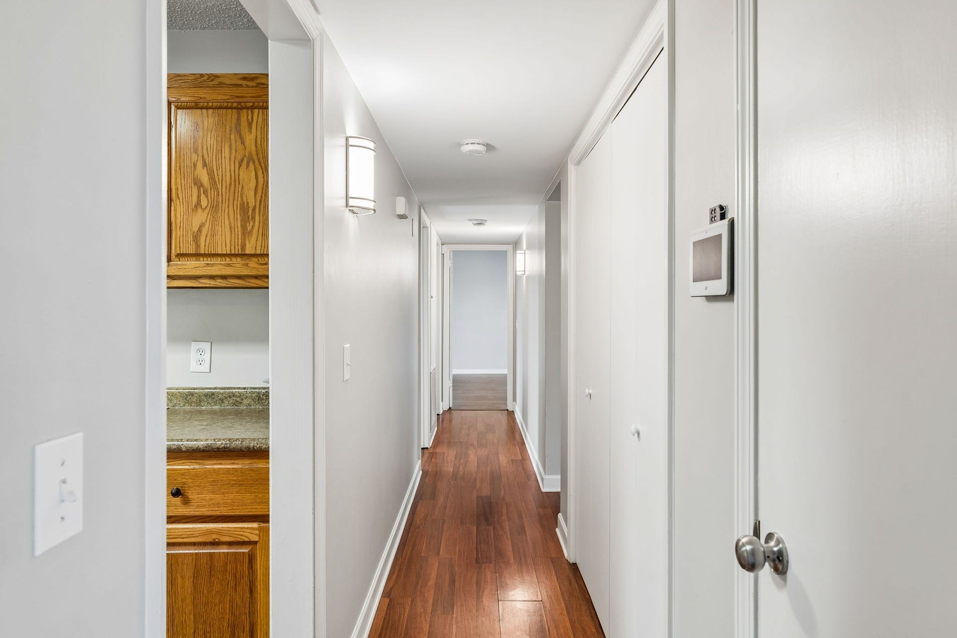 Down the hall to the bedrooms and bathrooms - all one level!