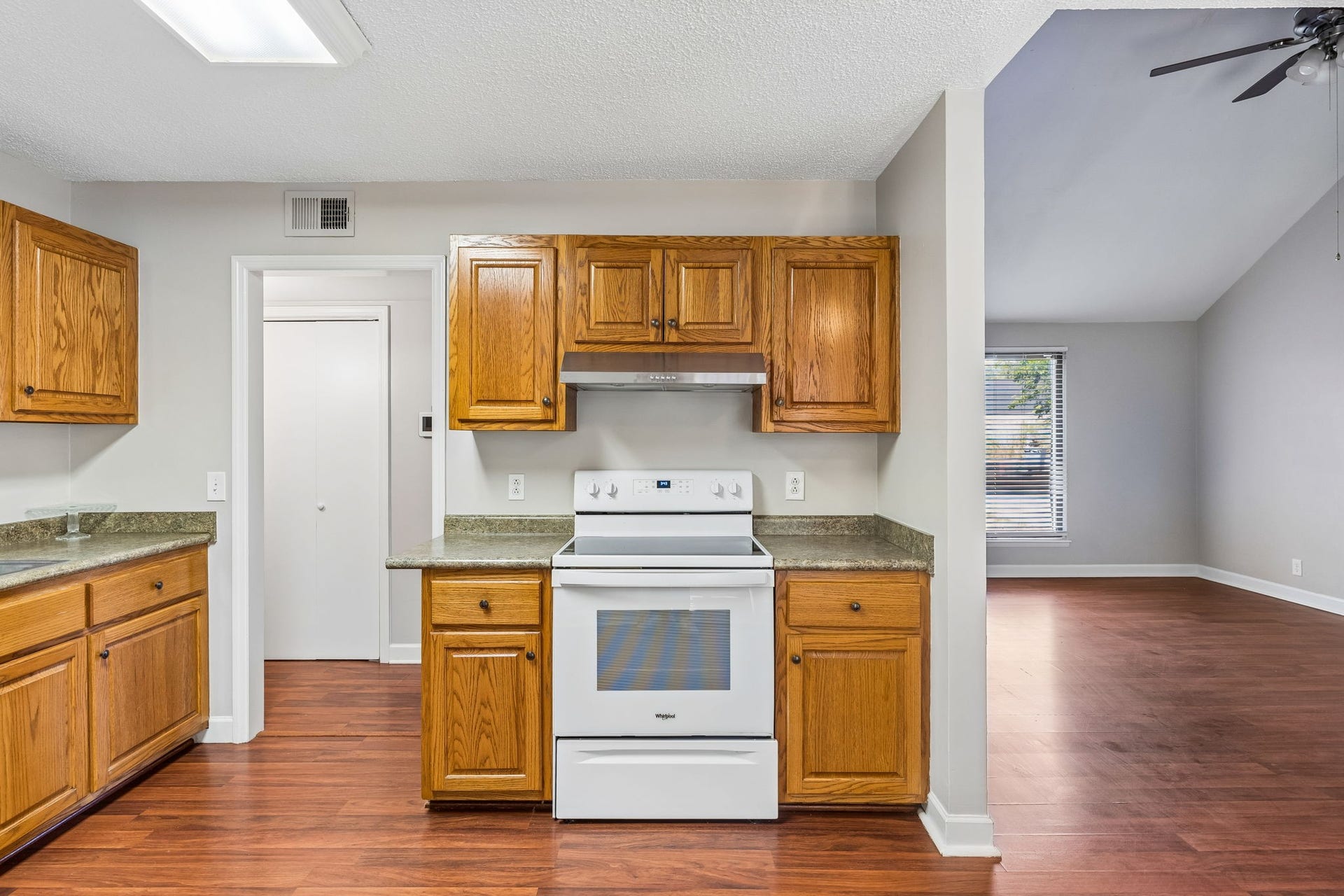 Great cabinet storage and counter space.