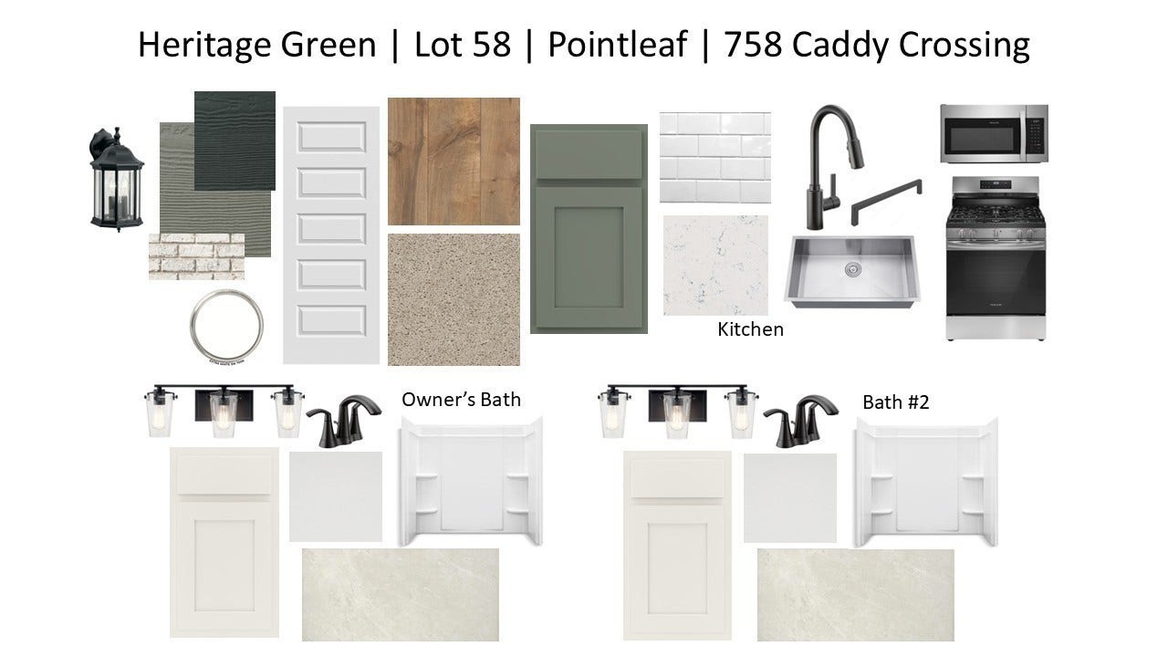 758 Caddy Xing, Columbia, TN 38401 Actual design colors for this home