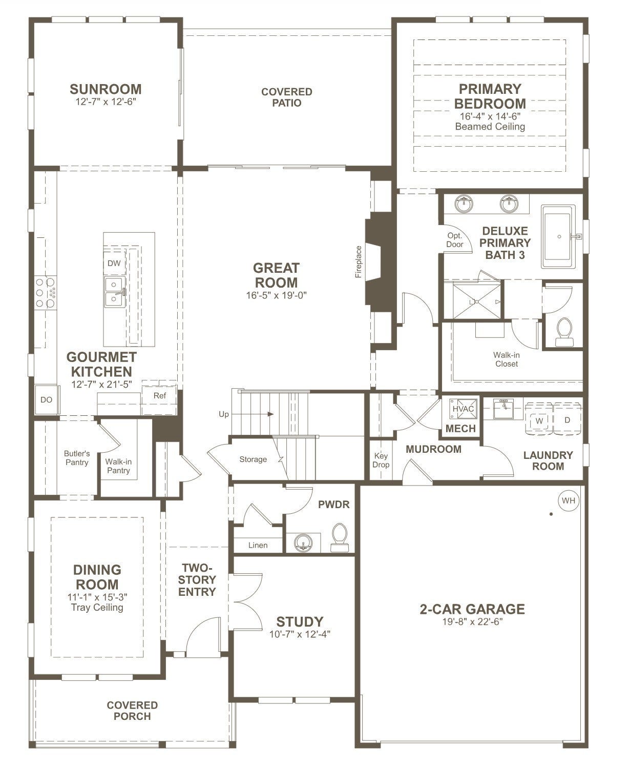 1930 Harmony Rd, Spring Hill, TN 37174 1st floor plan