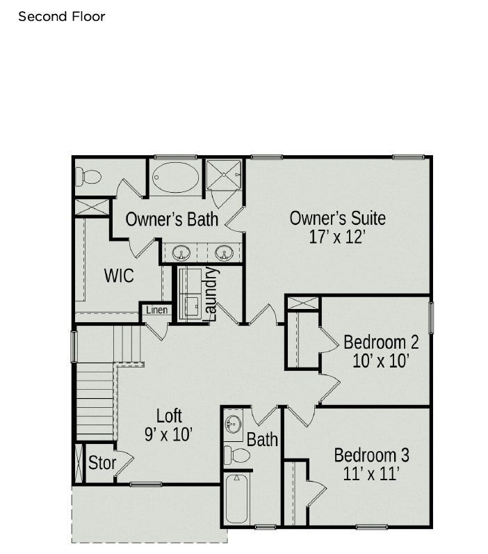 621 Nightengale Ridge Dr, Columbia, TN 38401 *Second floor.*