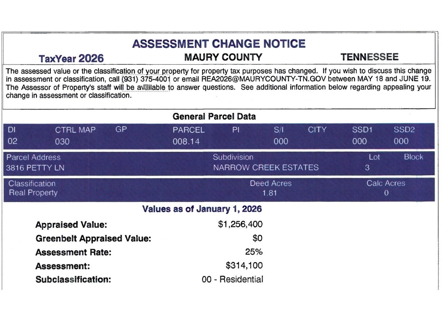 3816 Petty Ln, Columbia, TN 38401 3816 Petty Ln, Columbia, TN 38401