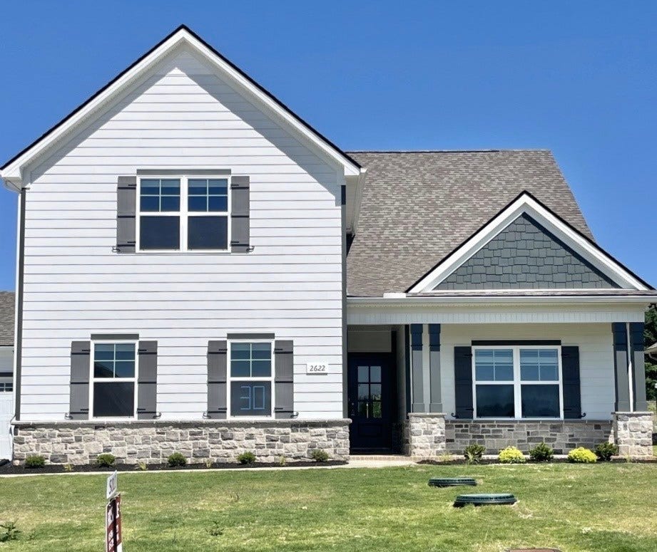 3322 Victoria Lynne Court, Murfreesboro, TN 37128 File photo from another neighborhood
Stone will not be on the homes at Robinson Meadows