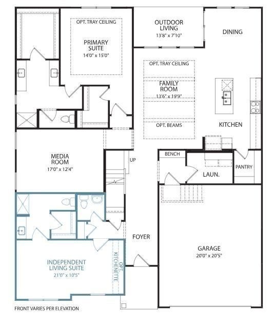 610 Baker Road, Columbia, TN 38401 Optional Independent Living Suite