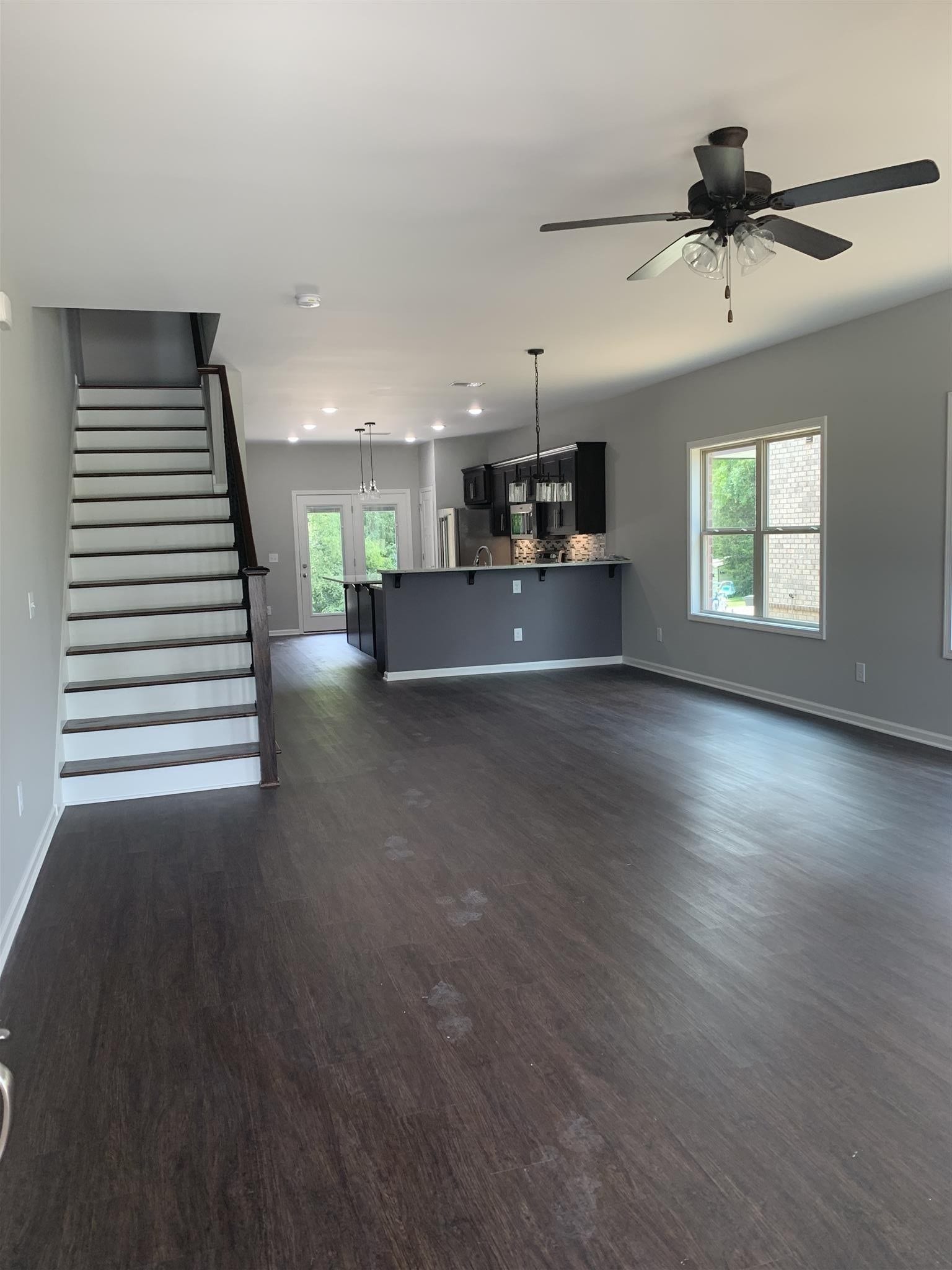 Open floor plan.