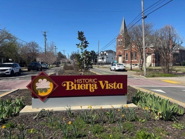 Historic Buena Vista is one of the gateways to North Nashville from downtown sprinkled with historical buildings and homes alongside new luxury homes and even a bike path. The neighborhood assoc. is over 200 members strong.