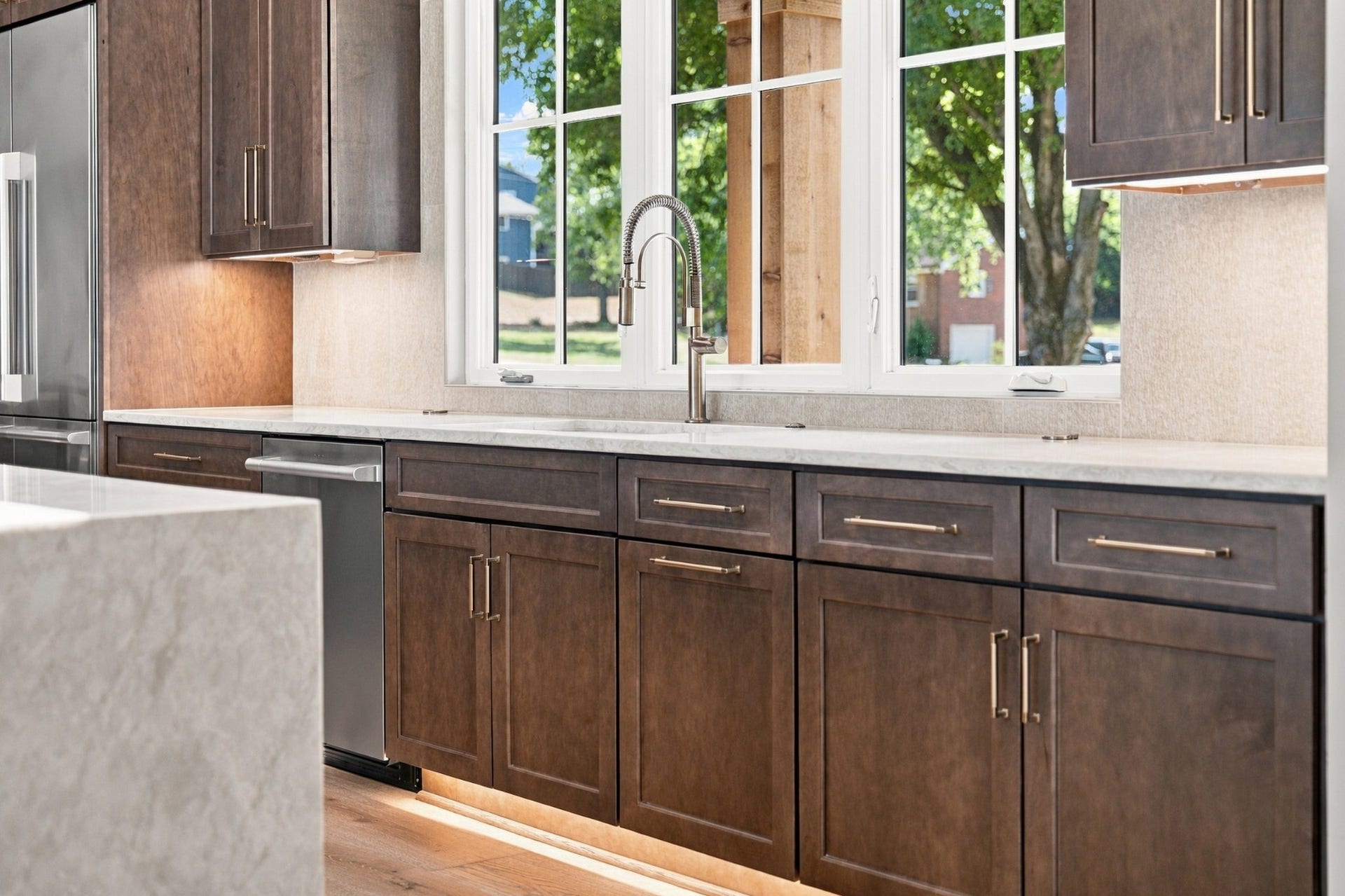 1001 Wright Branch Ct, Mount Juliet, TN 37122 The detail even includes custom sized hardware, under cabinet lighting and the plugs are tucked away nicely under the cabinets