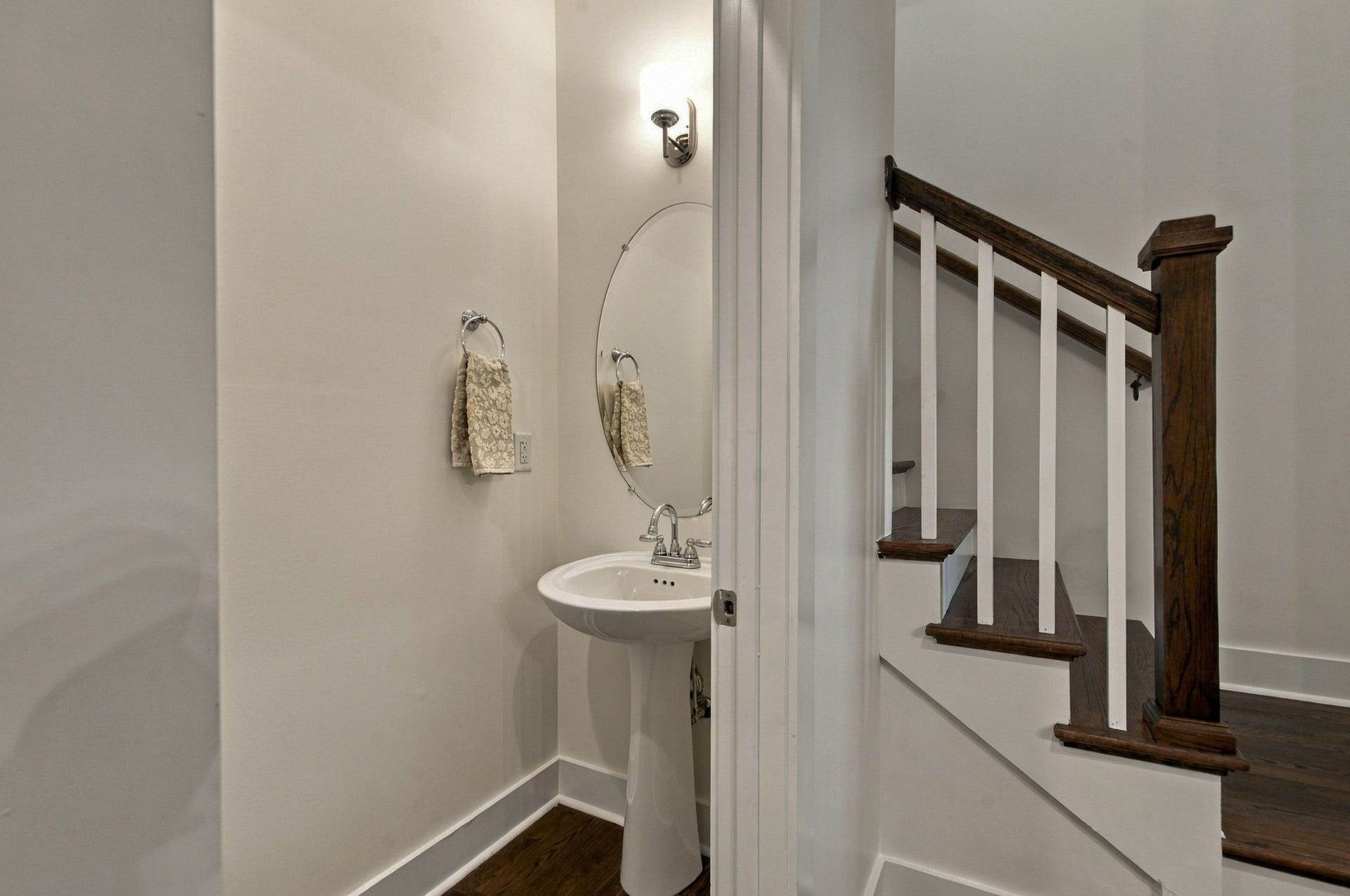 powder room on the main level
