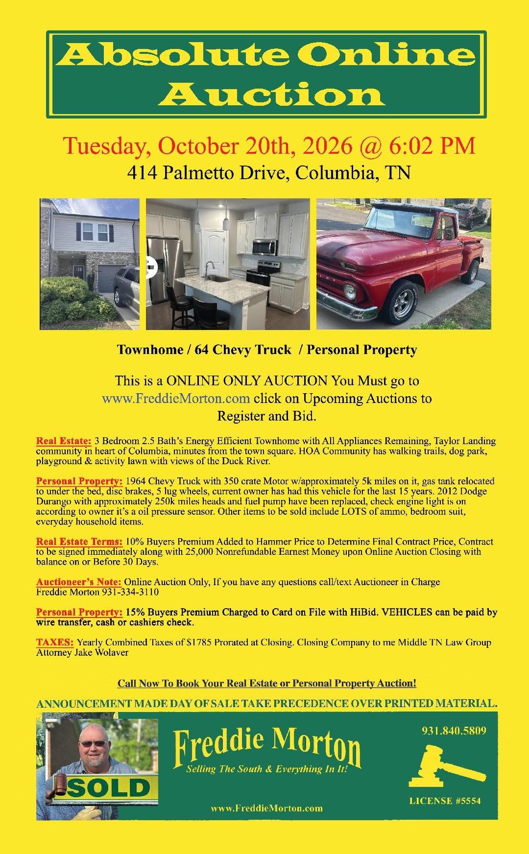 414 Palmetto Dr, Columbia, TN 38401 414 Palmetto Dr, Columbia, TN 38401