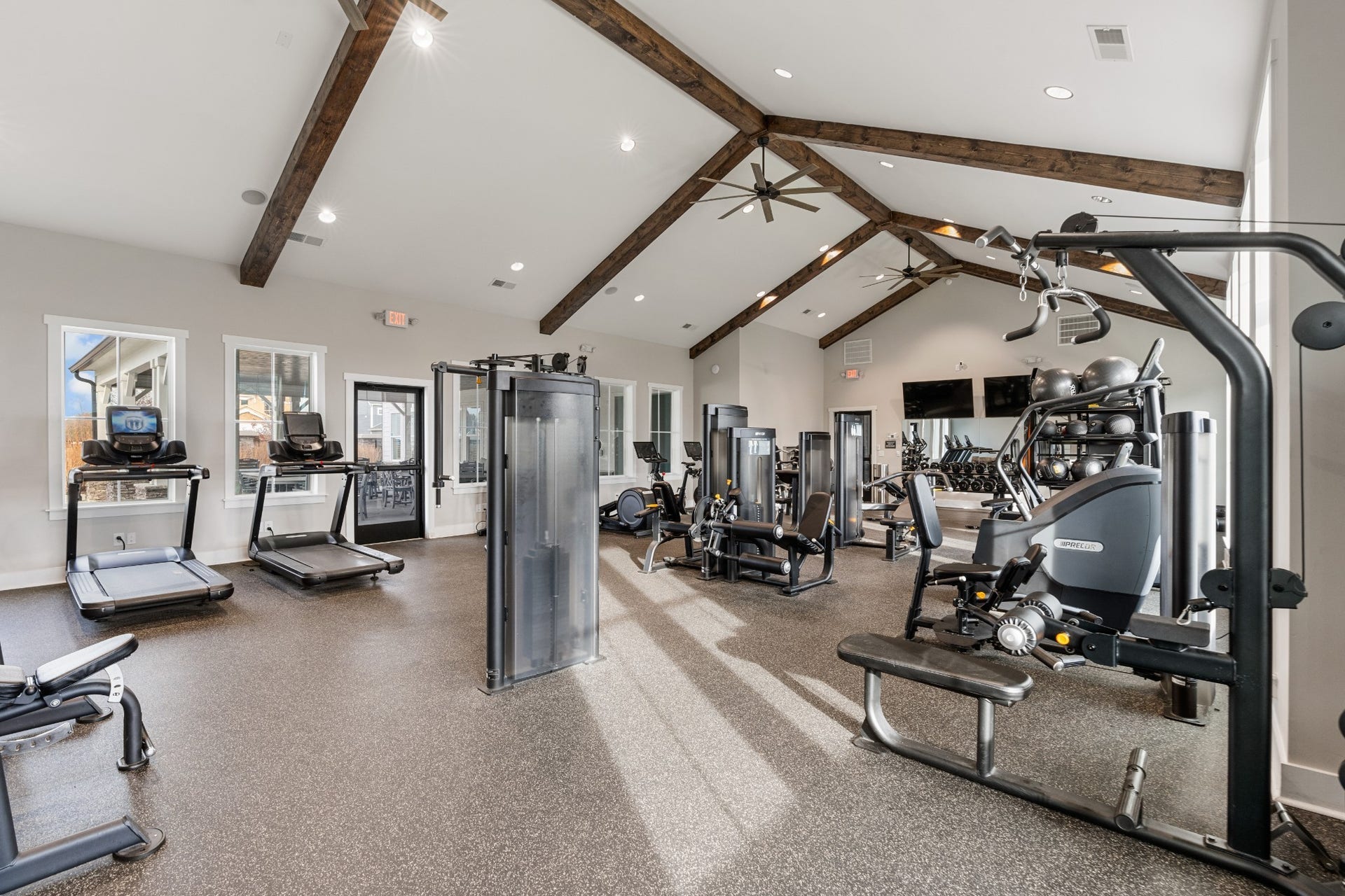413 Mabels Way, Mount Juliet, TN 37122 The community fitness center includes extensive workout equipment and Peloton bikes for residents to enjoy.