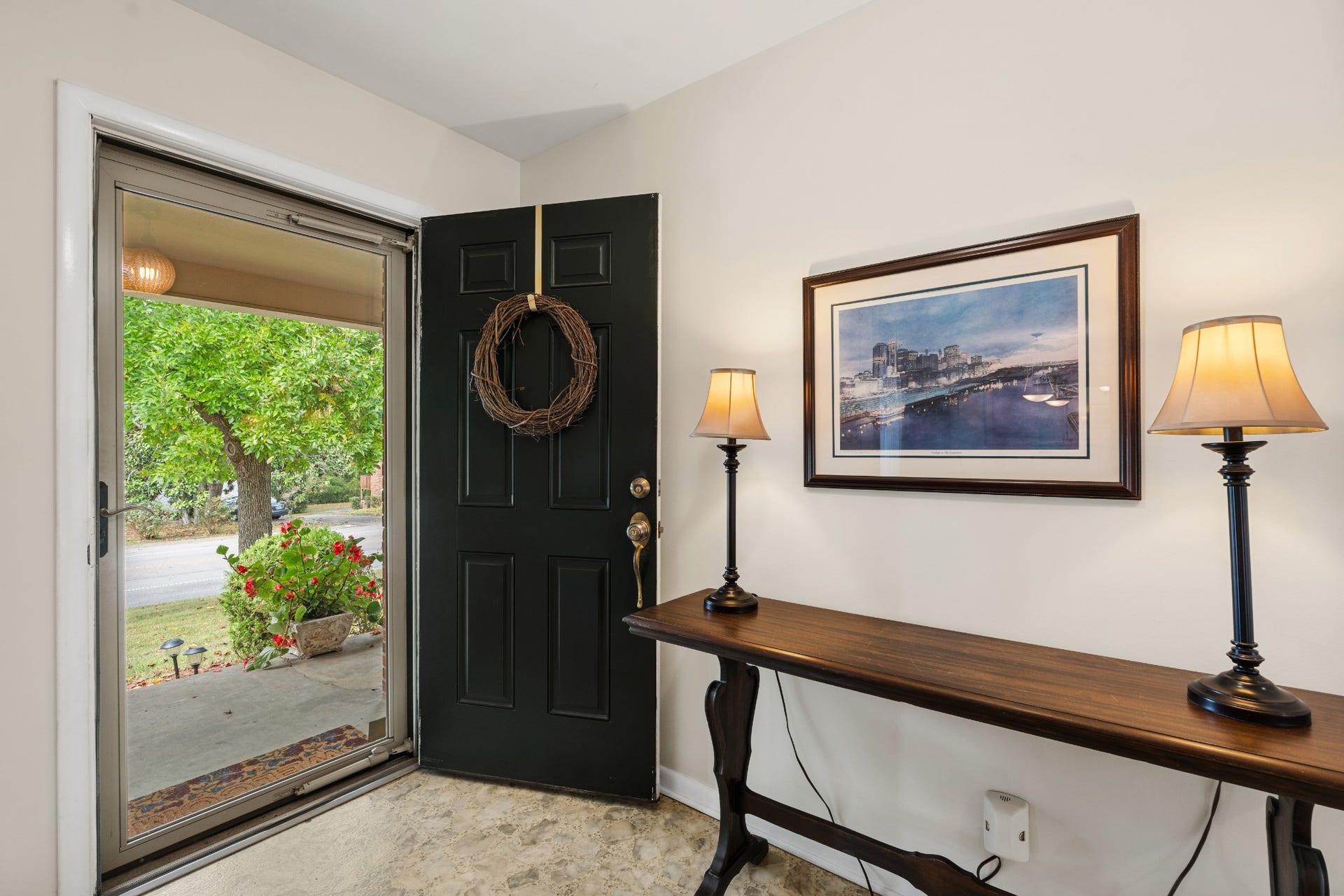 930 Percy Warner Blvd, Nashville, TN 37205 Formal Entry opening to the Covered front porch