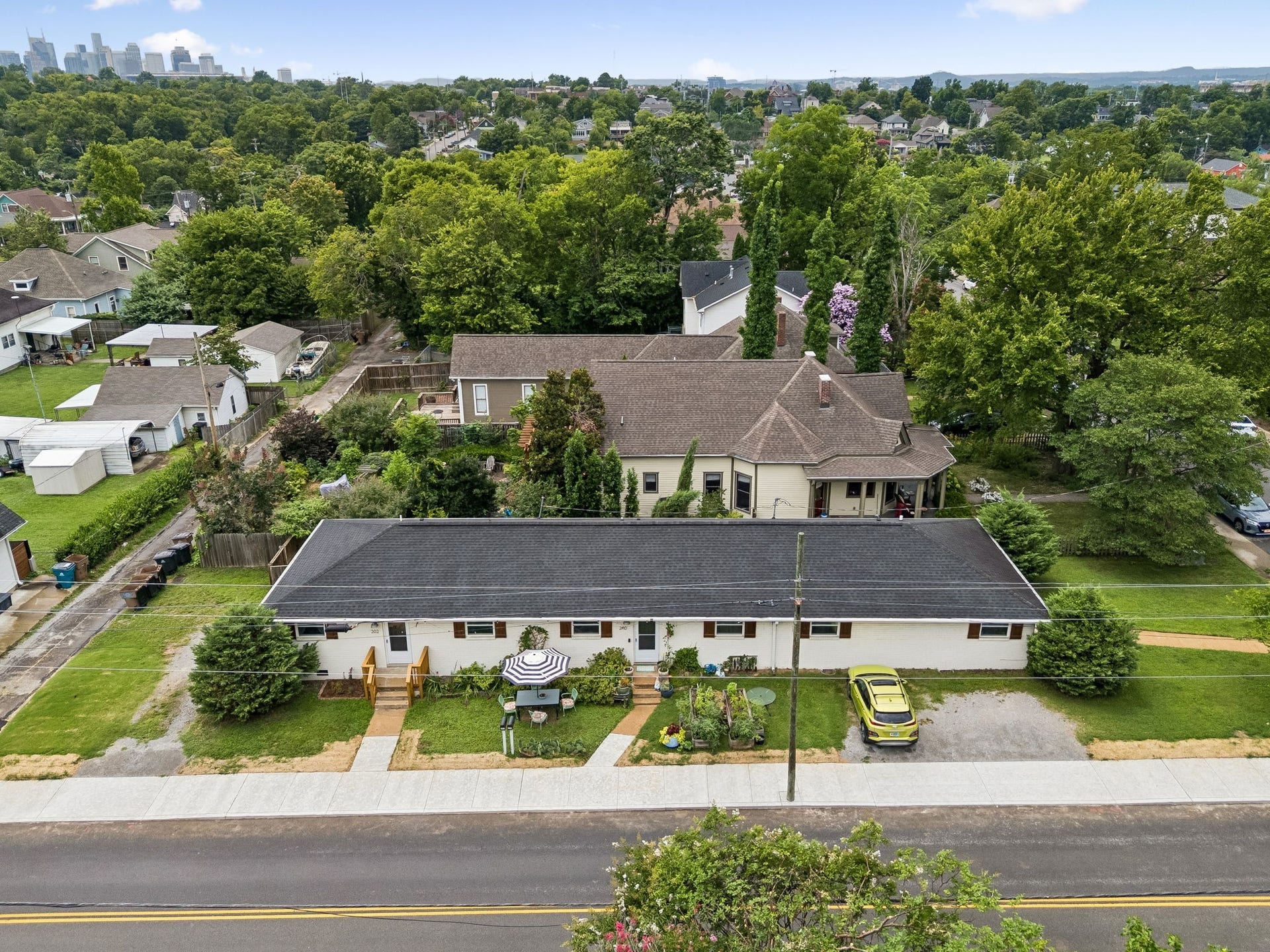 1520 Russell St, #A, Nashville, TN 37206 End unit with a front yard area and adjacent parking pad with amazing access to Lockeland Springs, East Nashville, and Downtown.