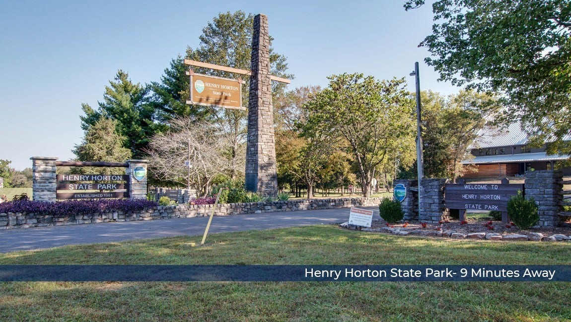 162 Olivia Cir, Chapel Hill, TN 37034 Henry Horton State Park has three play grounds for kids of all ages, featuring educational interactive areas, swimming pool, many shady picnic areas and pavilions as well as a Lodge and Restaurant. Reserve pavilions & picnic table at the Lodge.