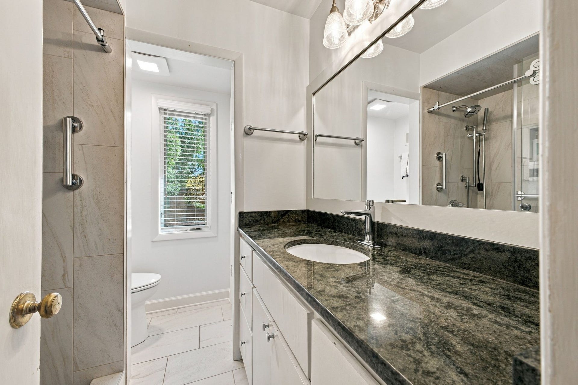 Second Bathroom upstairs, also renovated