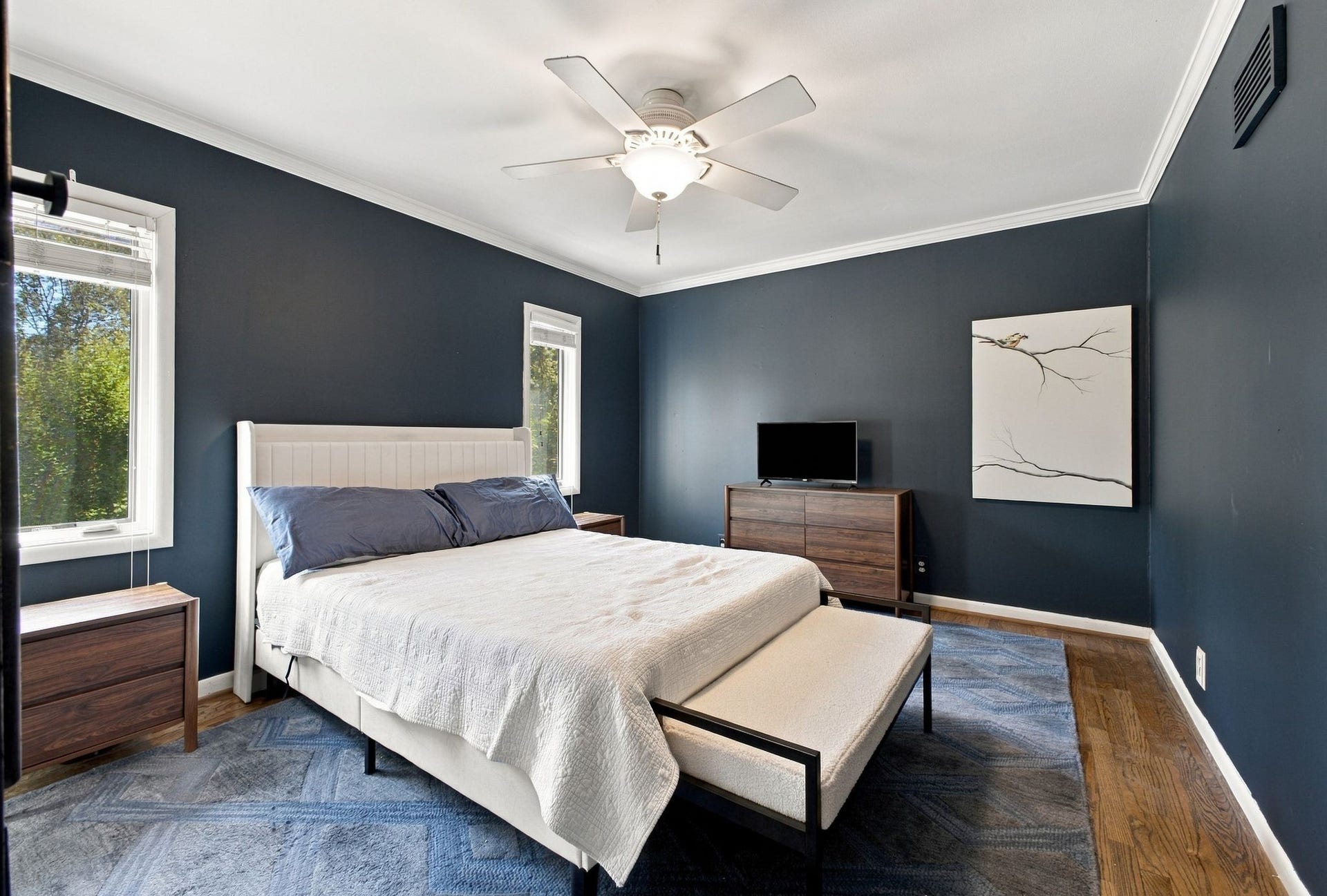 The second of three Bedrooms upstairs