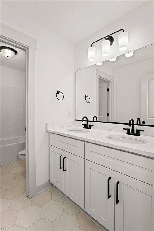 You will love that there are two full baths located on the second floor of this gorgeous home. Each bathroom features custom soft closet cabinets with quartz counters, luxury vinyl flooring, and shower/tub combo.