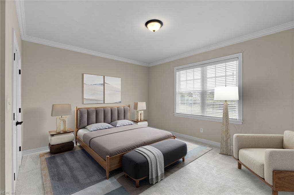 2276 Rio Rancho Drive, Lagamor, Virginia Beach, VA 23456 1st Floor Staged Primary Bedroom