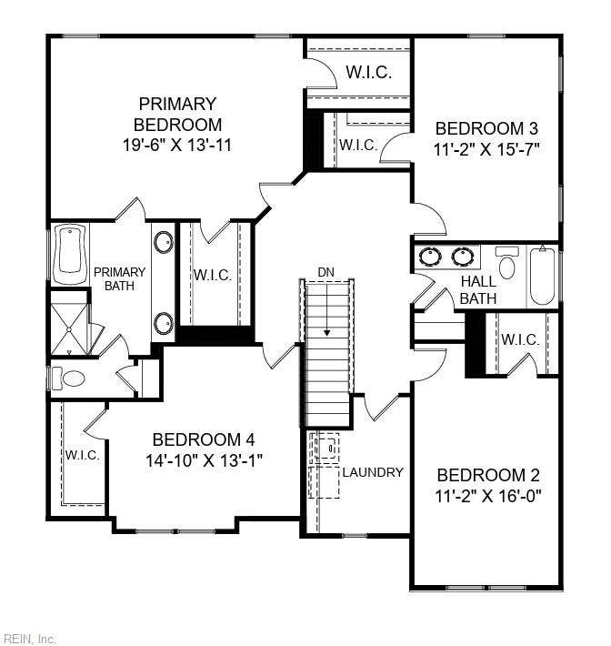 122 Getty Road, River Highlands, Suffolk, VA 23434 2nd Floor Layout