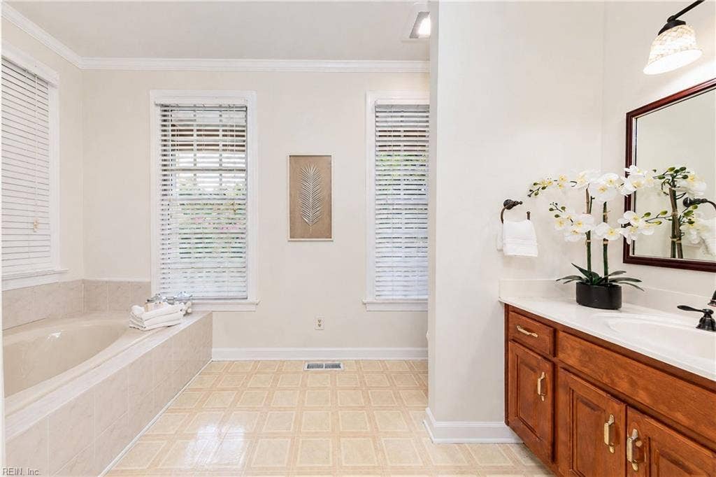 Primary Bath En-Suite is Light and Bright