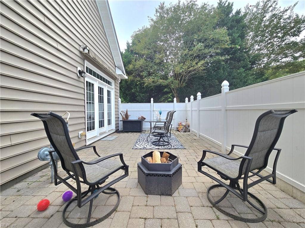 Relax in the Private Fenced Backyard