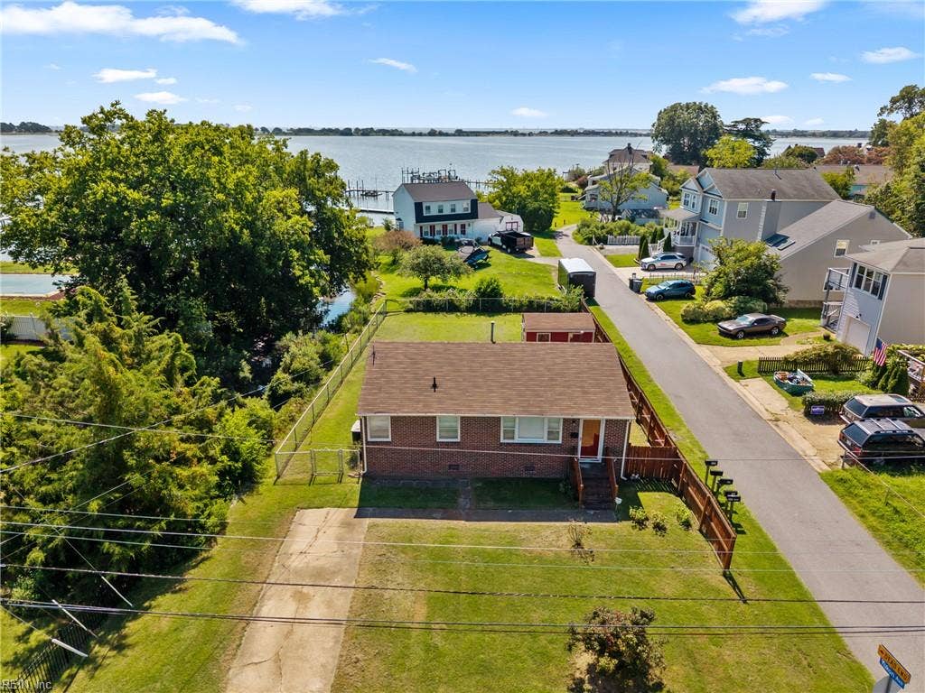 Aerial View-Waterfront on Mill Creek