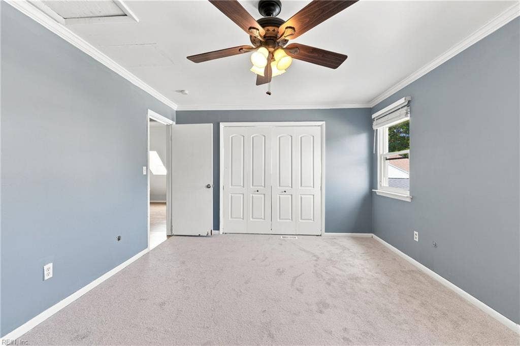 1517 Newport Circle, Virginia Beach, VA 23453 2nd floor primary with new paint and carpet