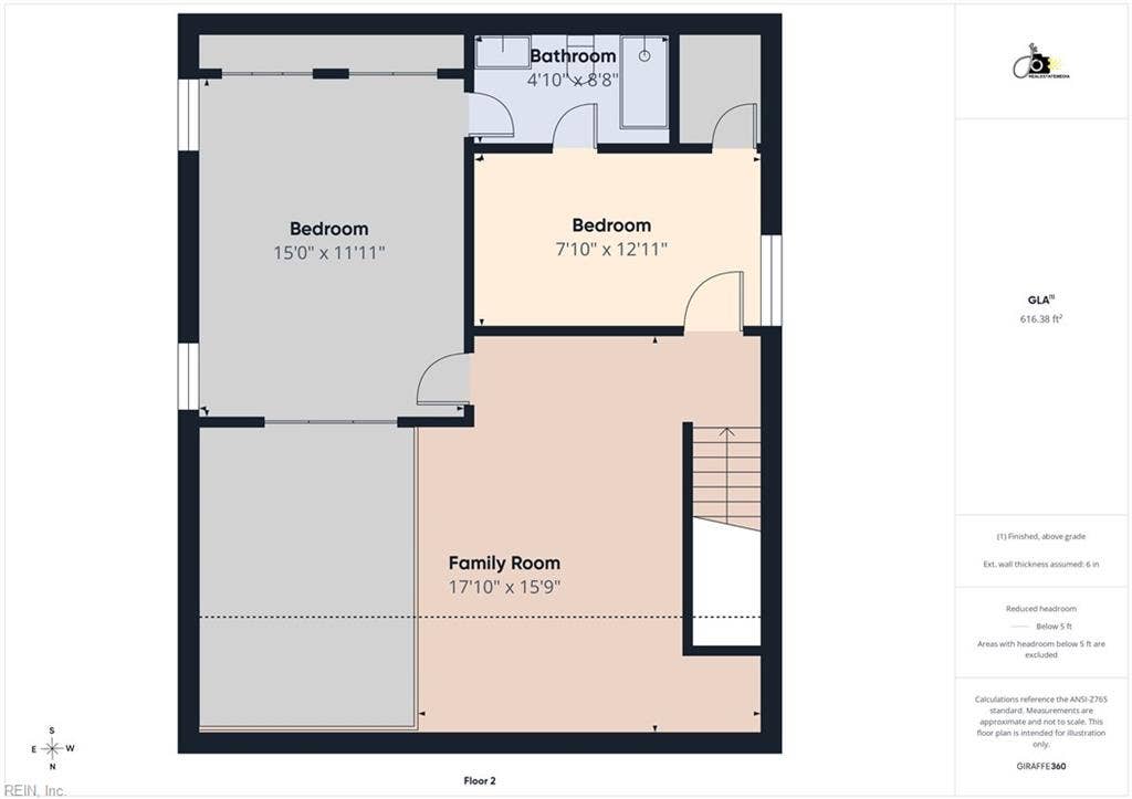 1517 Newport Circle, Virginia Beach, VA 23453 2nd floor layout