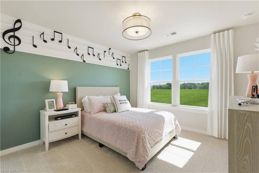 167 Getty Road, River Highlands, Suffolk, VA 23434 *Photo of Similar Decorated Model* Bedroom 3