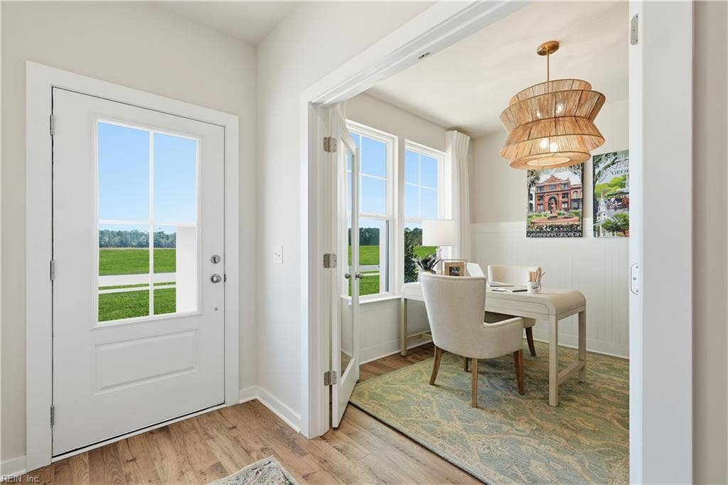 167 Getty Road, River Highlands, Suffolk, VA 23434 *Photo of Similar Decorated Model* Front Door and Study