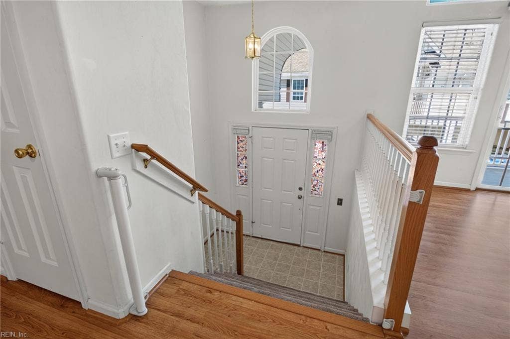 3943 Filbert Way, Carriage Homes @ Towne Sq, Virginia Beach, VA 23462 Tri-level design.