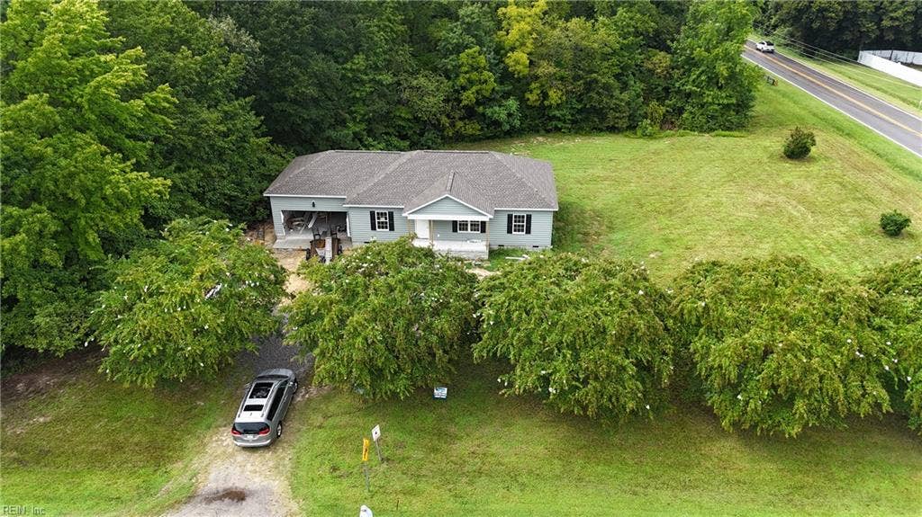 28 Dixie Drive, Dixie Estates, Dutton, VA 23050 1.69 acre lot with woods behind and to the left