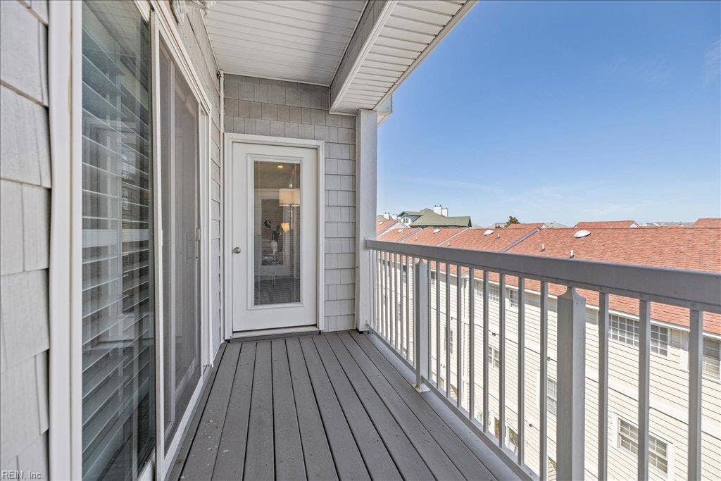 2300 Page Harbor Landing, #304, Virginia Beach, VA 23451 Balcony off bedrooms