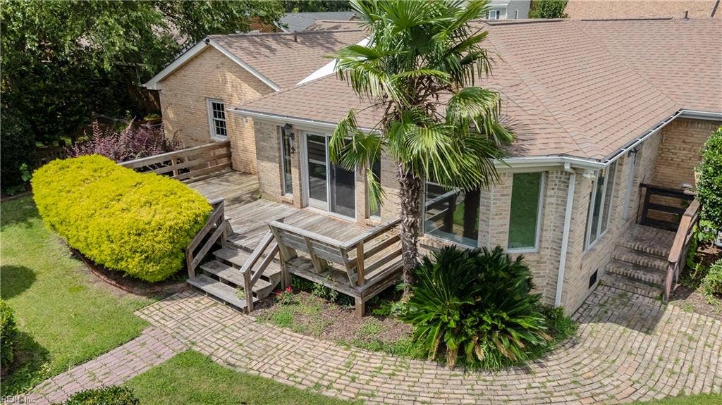 5917 Woodhaven Court, Kempsville, Virginia Beach, VA 23464 BACK OF HOUSE