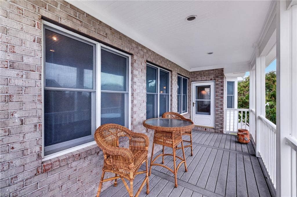 9570 Bay Point Drive, Bay Breeze Point, Norfolk, VA 23518 Enjoy morning coffee or relaxing evenings on one of your many balconies!